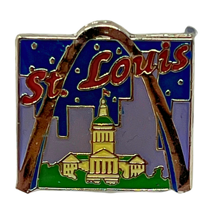 St. Louis Gateway Arch Tourist Souvenir Cities & States Lapel Pin P1