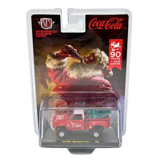 M2 Machines Coca-Cola 1976 GMC High Sierra 15 4x4 1:64 Diecast