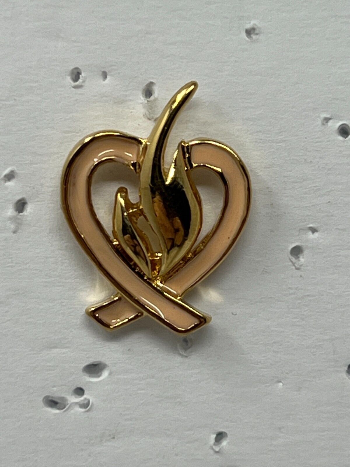 Pink Heart Lapel Pin