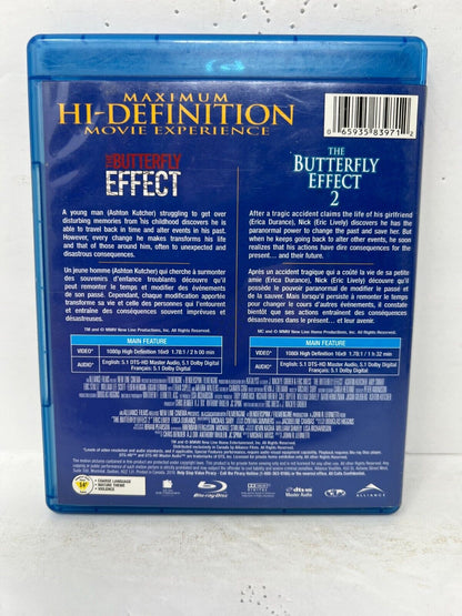 The Butterfly Effect / The Butterfly Effect 2 (Blu-ray) Sci-Fi Good Condition!!!