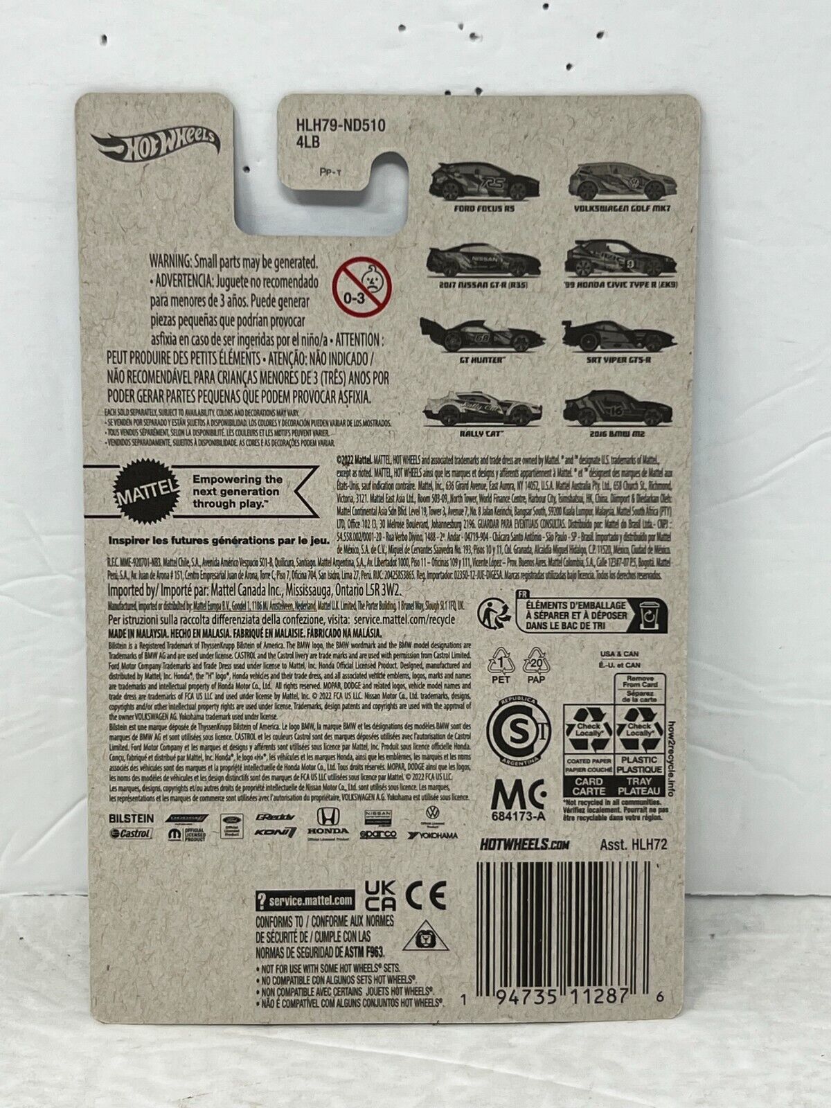 Hot Wheels Neon Speeders Rally Cat Fantasy Cars 1:64 Diecast