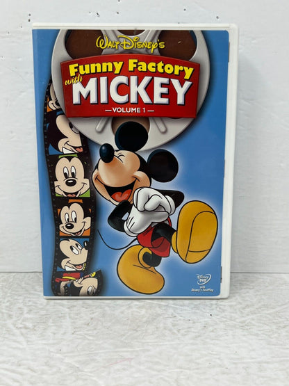 Funny Factory With Mickey (DVD) Disney Good Condition!!!