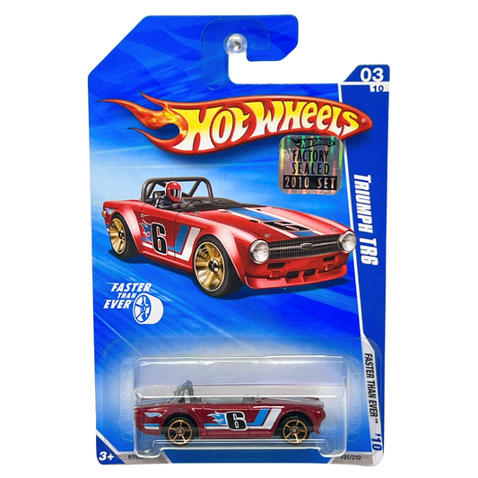 Hot Wheels Faster Than Ever Triumph TR6 1:64 Diecast Factory Sealed