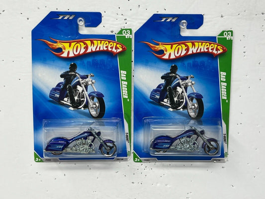 Hot Wheels Treasure Hunt Bad Bagger 1:64 Diecast Lot of 2