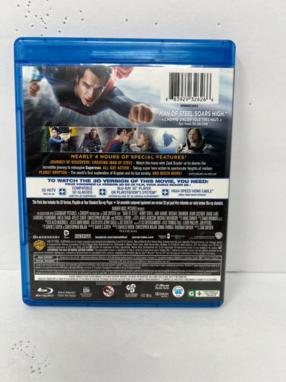 Man of Steel (Blu-ray 3D) DC Movie Good Condition!!!