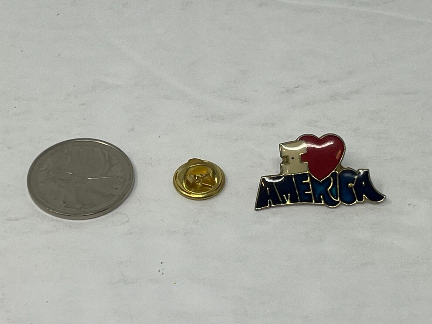 I Love America Cities & States Lapel Pin CPS1