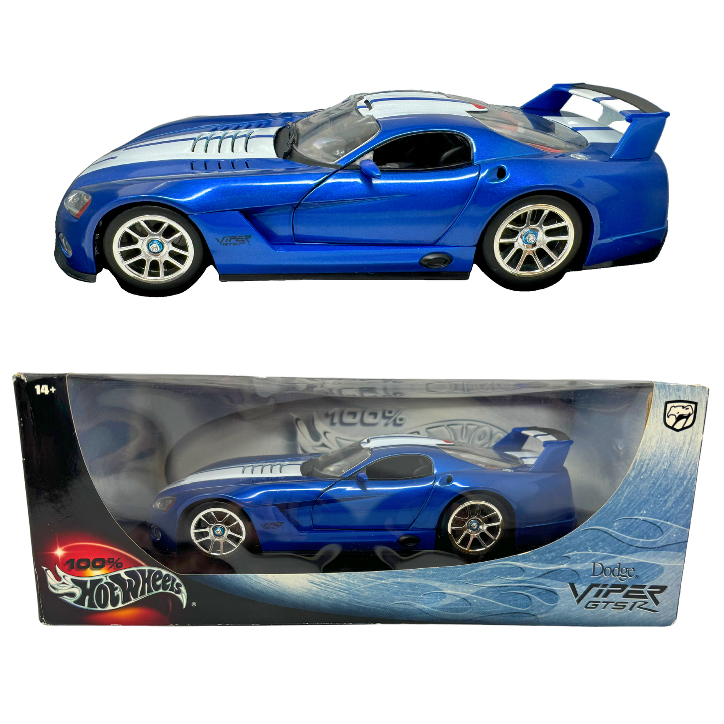 Hot Wheels 100% Dodge Viper GTS R 118 Diecast