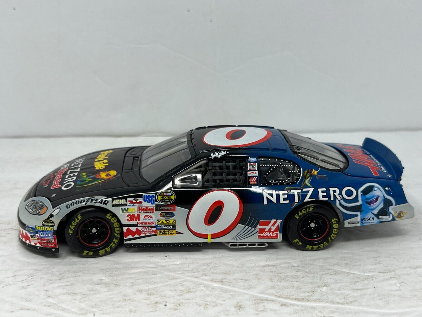 Action Nascar #0 Ward Burton NetZero Shark Tale 2004 Monte Carlo 1:24 Diecast