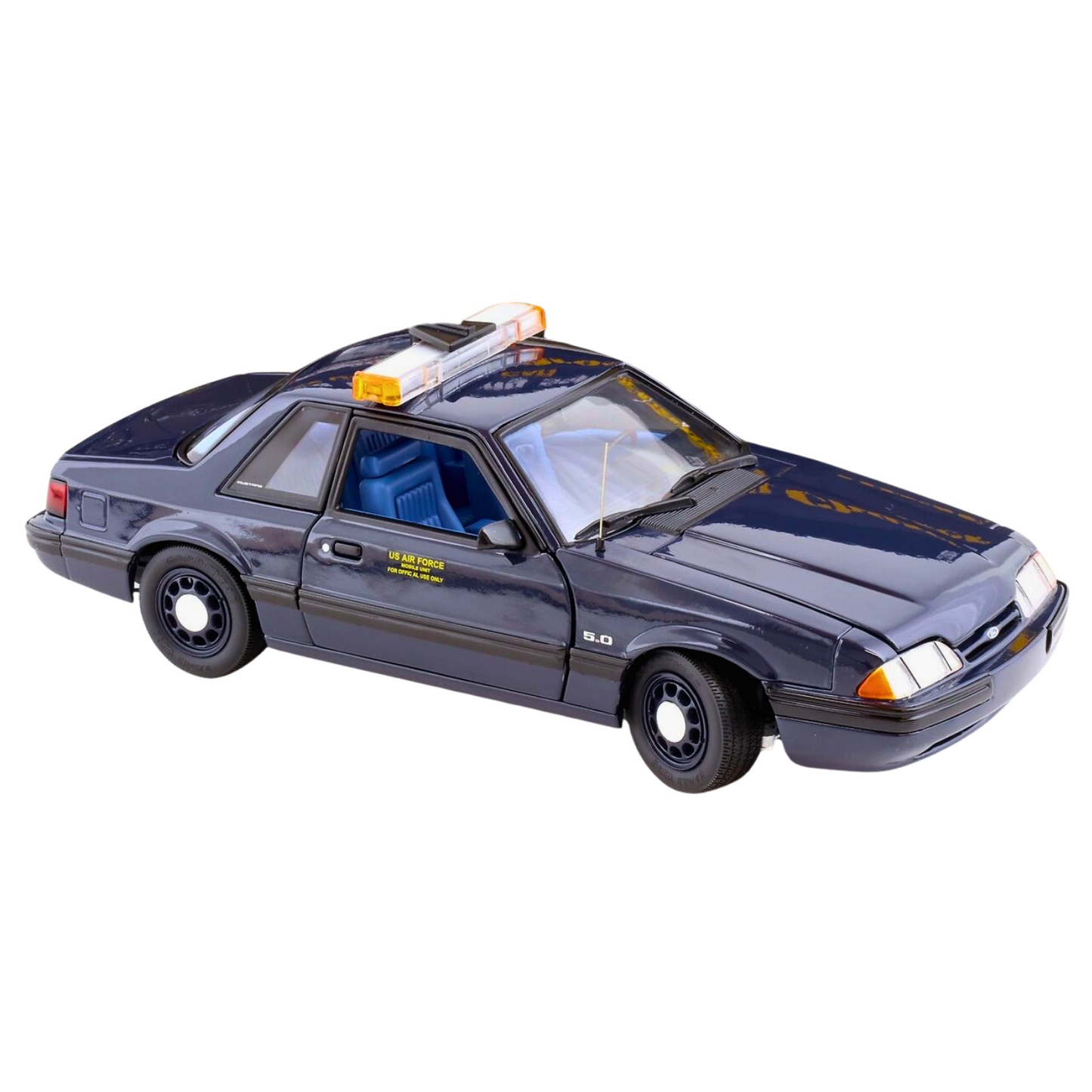 GMP 1988 Ford Mustang 5.0 SSP US Air Force U-Dragon Chaser Blue 1:18 Diecast