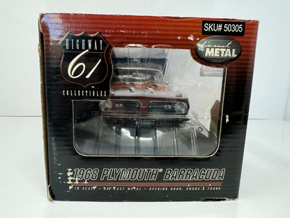 Highway 61 1968 Plymouth Barracuda 1:18 Diecast