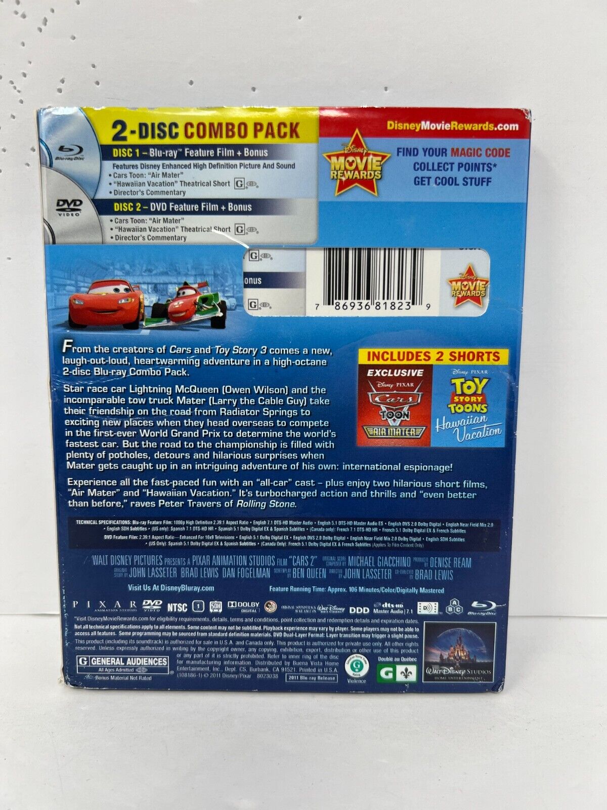 Cars 2 (Blu-ray) Disney