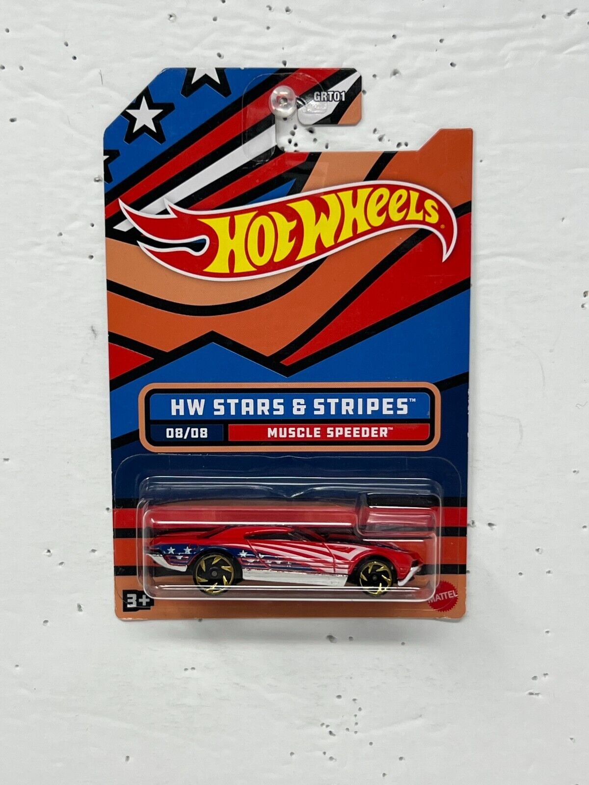 Hot Wheels HW Stars & Stripes Muscle Speeder Fantasy Cars 1:64 Diecast V2
