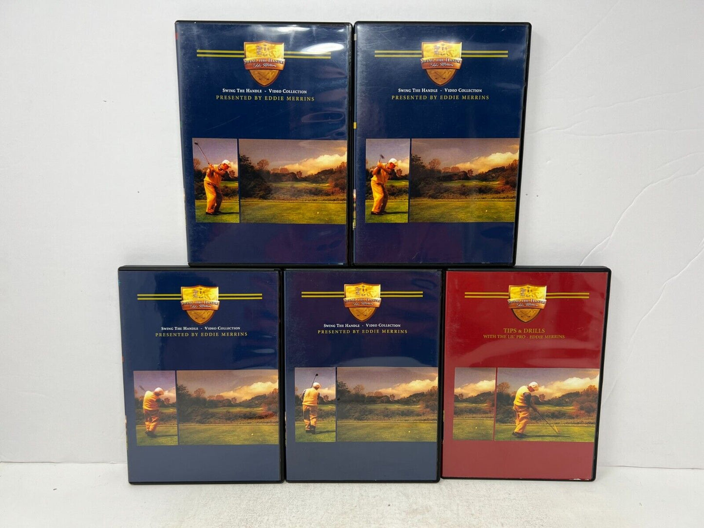 Golf Swing the Handle By Eddie Merrins (DVD) Collection Sports Lot of 5