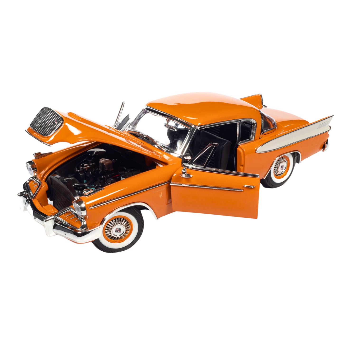 Auto World 1957 Studebaker Golden Hawk Hardtop American Muscle 1:18 Diecast