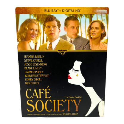 Cafe Society (Blu-ray) Romance Good Condition!!!