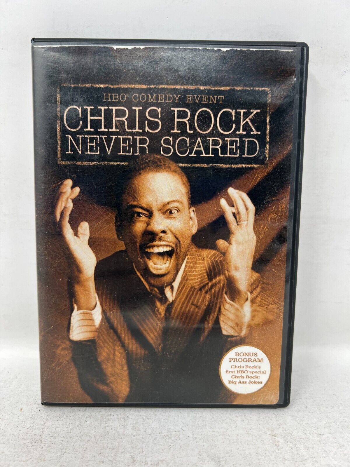 Chris Rock Never Scared (DVD) Stand-up Comedy Good Condition!!!