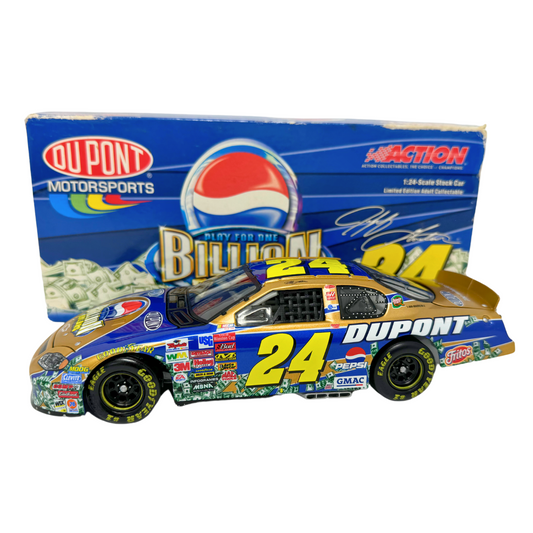 Action Nascar #24 Jeff Gordon Pepsi Billion Dollar Monte Carlo 1:24 Diecast