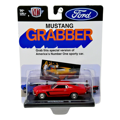 M2 Machines 1970 Ford Mustang Grabber 1:64 Diecast