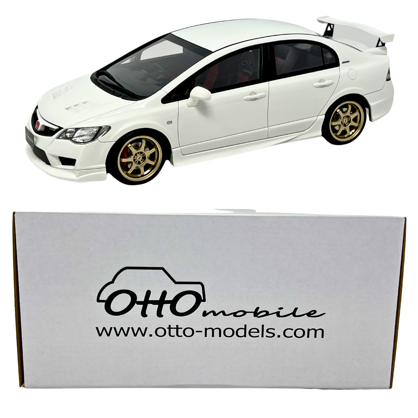 Otto Mobile Honda Civic Type-R FD2 Mugen 1:18 Resin Model