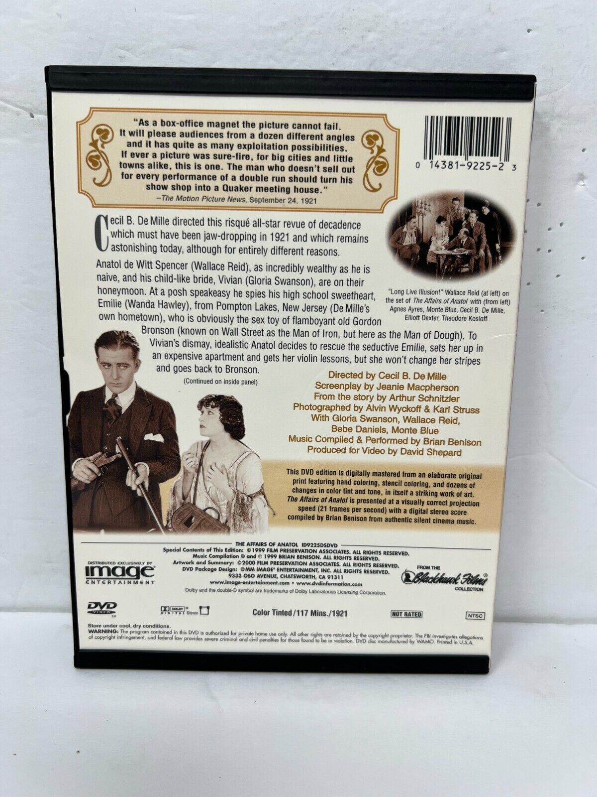 The Affairs of Anatol (DVD) Drama