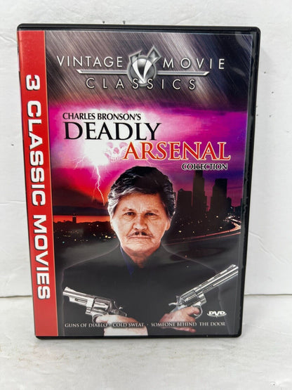 Charles Bronson's Deadly Arsenal Collection (DVD) Action Good Condition!!!