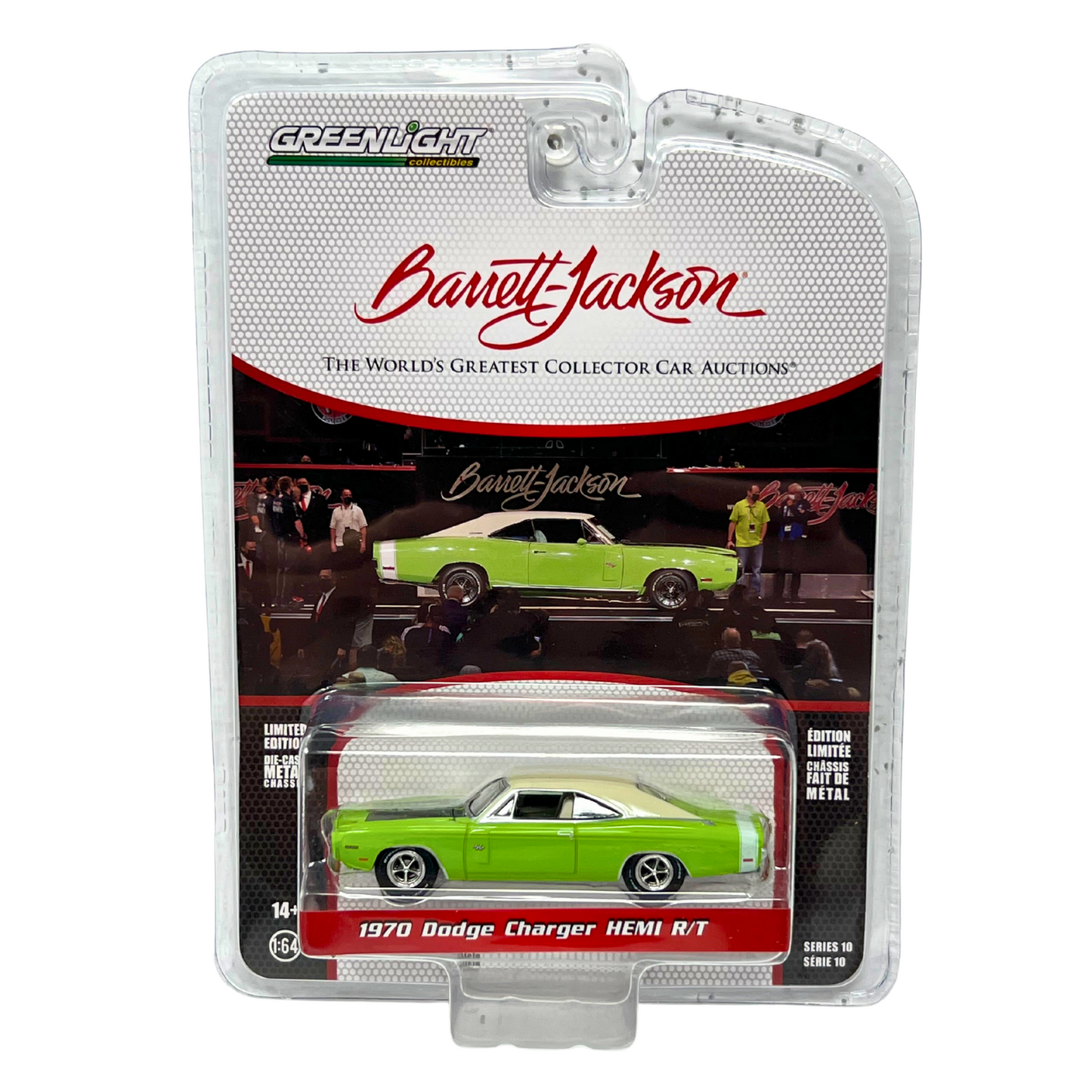 Greenlight Barrett-Jackson 1970 Dodge Charger HEMI RT 1:64 Diecast