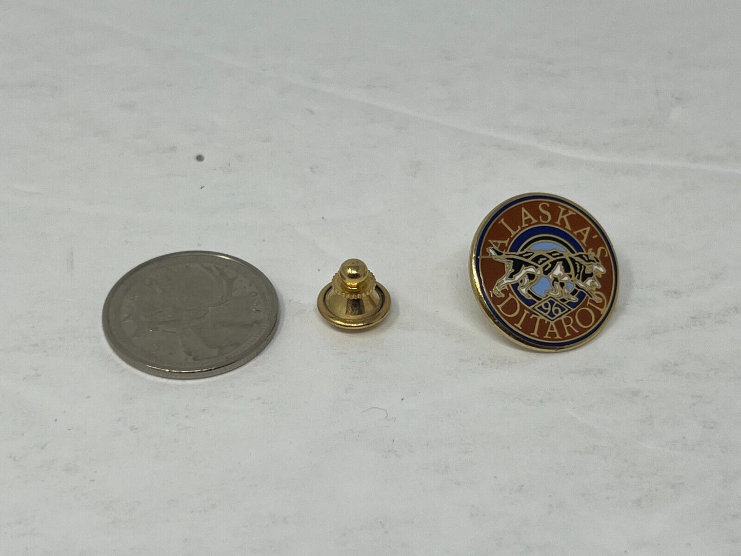 Alaska's 1996 Ditarod Souvenir Cities & States Lapel Pin CPS1