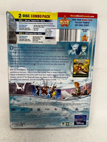 Disney Secret of the Wings (Blu-ray + DVD) Disney Sequel Good Condition!!!