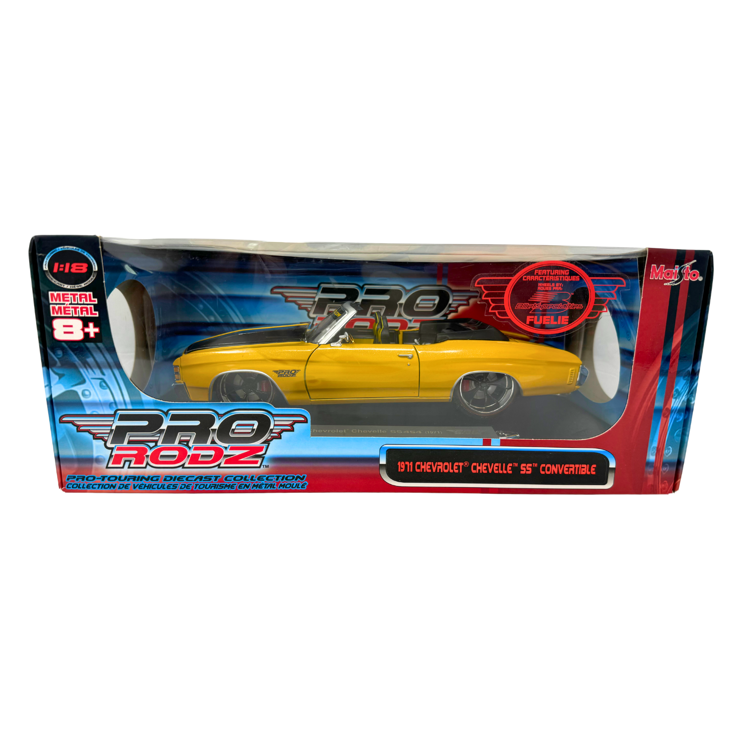 Pro Rods Diecast Maisto Pro Rodz 1971 Chevrolet Chevelle SS Convertible 1:18 Diecast ...
