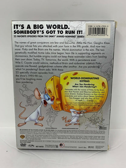 Pinky and the Brain, Vol. 1 (DVD) TV Series Boxset Rob Paulsen Good Condition!!!