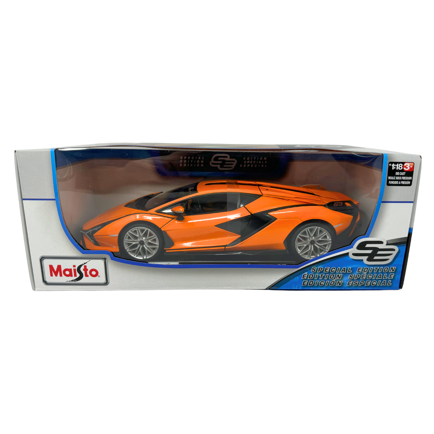 Maisto Lamborghini Sian FKP 37 Special Edition 1:18 Diecast Orange Color