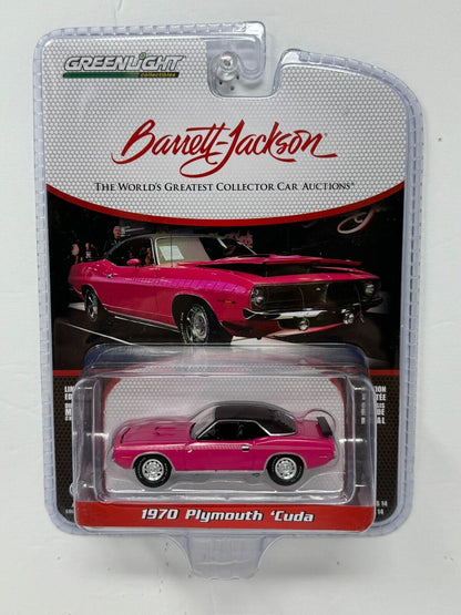 Greenlight Barret-Jackson 1970 Plymouth Cuda 1:64 Diecast