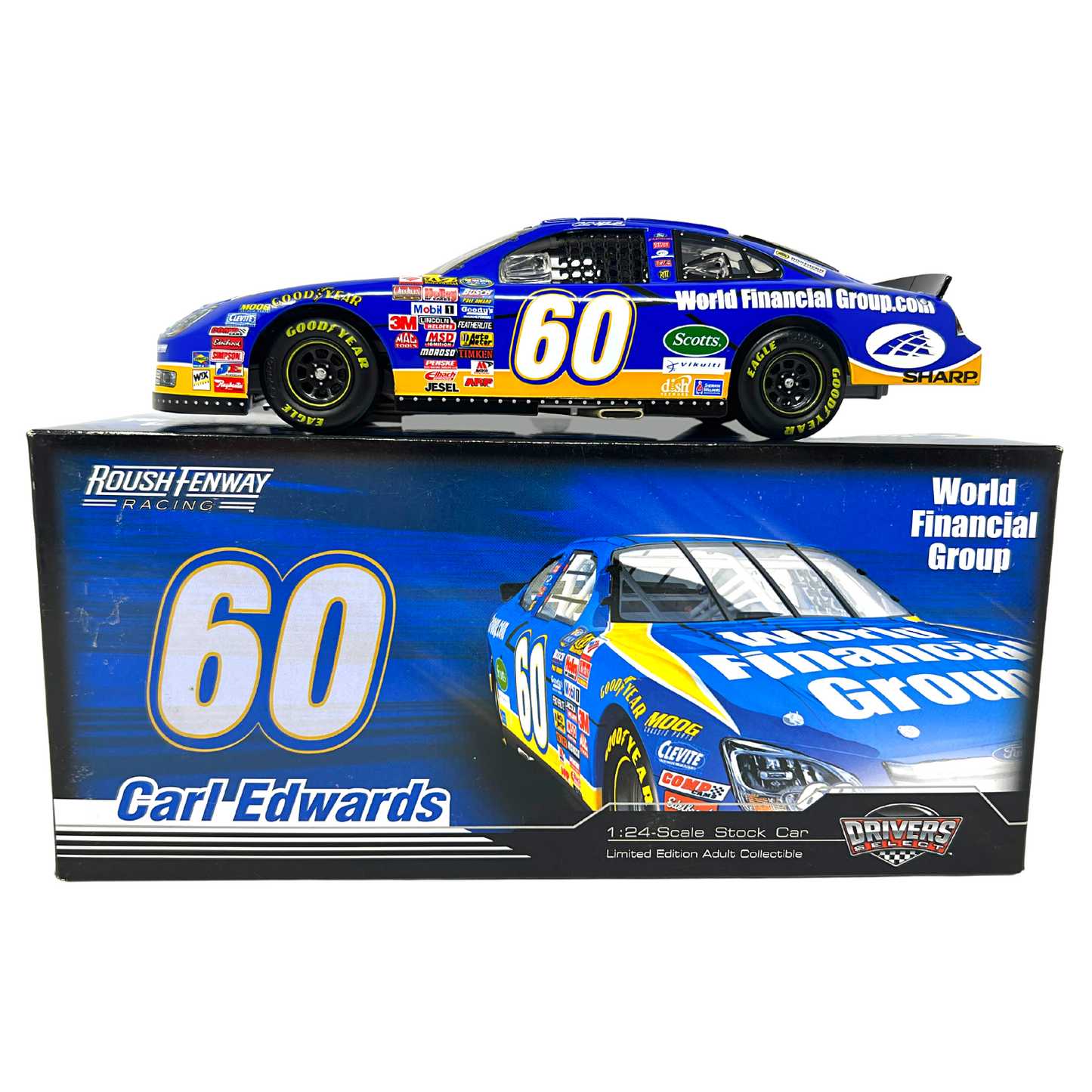 Motorsports Nascar #60 Carl Edwards World Financial Group Fusion 1:24 Diecast