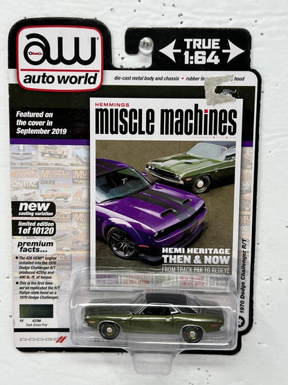 Auto World Muscle Machines 1970 Dodge Challenger R/T 1:64 Diecast