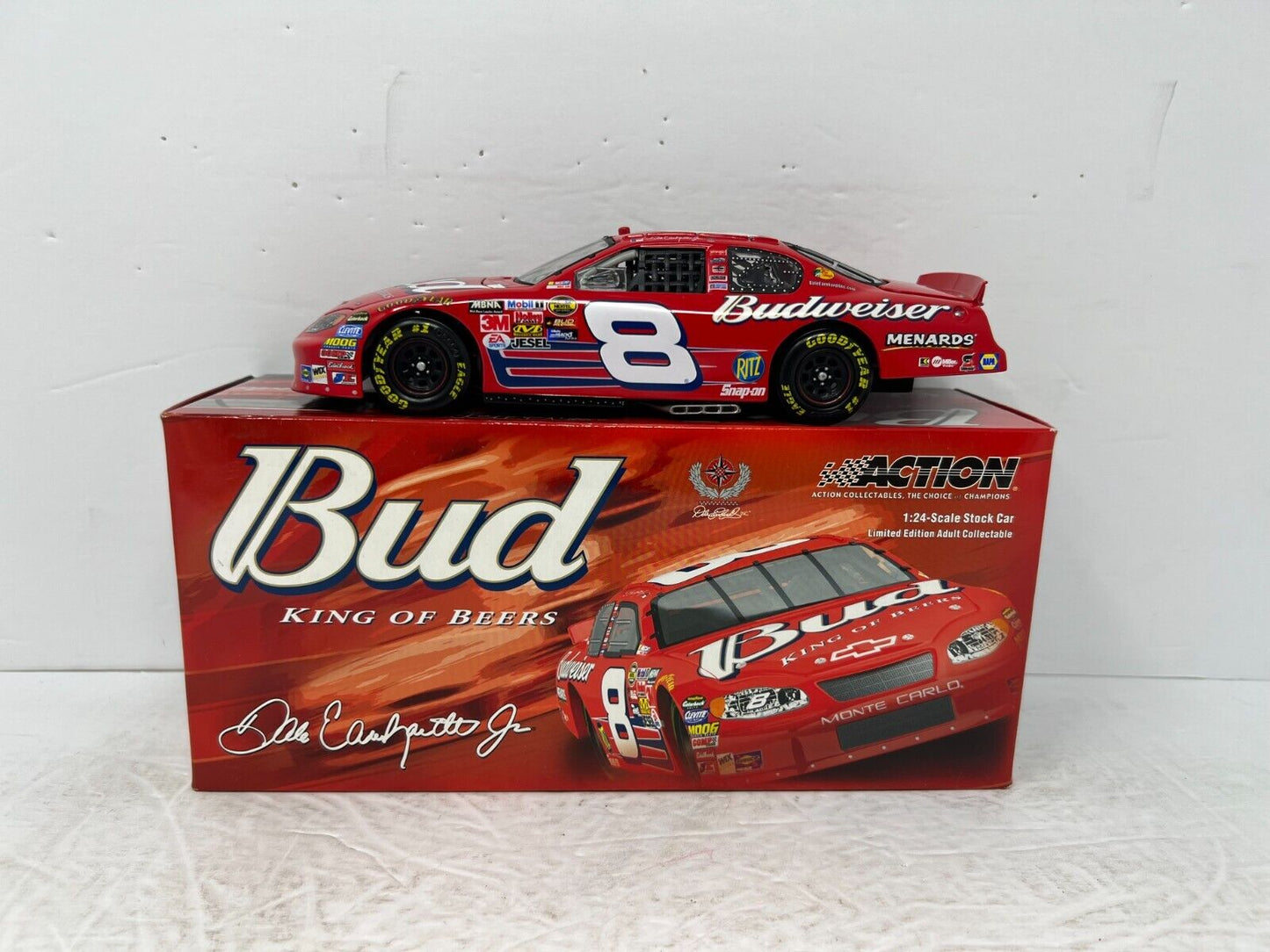 Action Nascar #8 Dale Earnhardt Jr. Bud GM Dealers 1 of 5,004 Chevy 1:24 Diecast