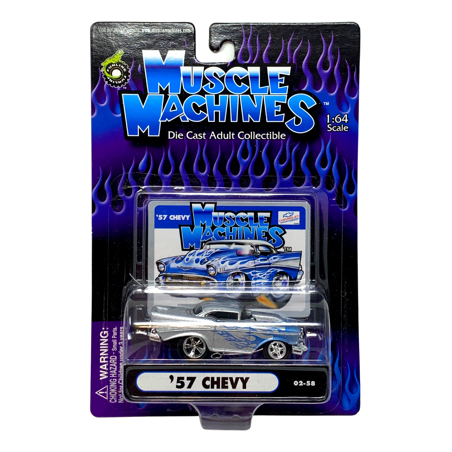 Muscle Machines '57 Chevy 1:64 Diecast