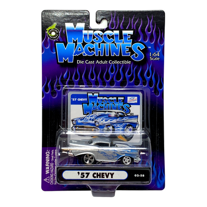 Muscle Machines '57 Chevy 1:64 Diecast