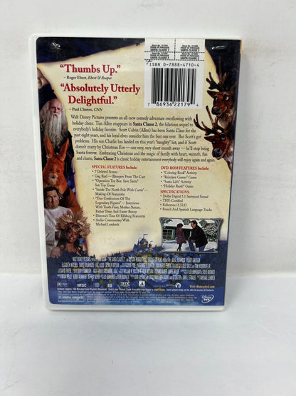 The Santa Clause 2 (DVD) Christmas Disney Live Action Good Condition!!!