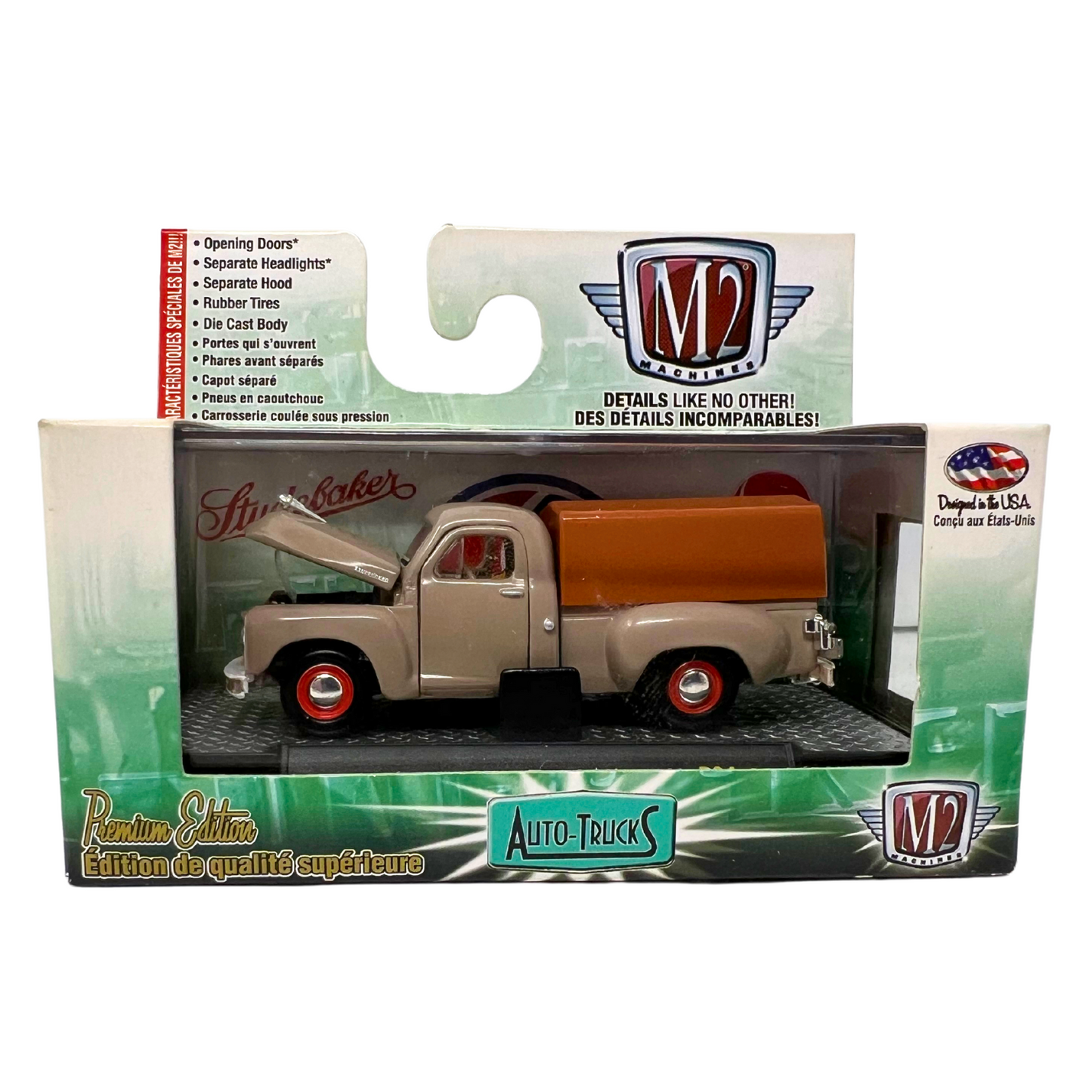 M2 Machines Auto-Trucks 1949 Studebaker 2R Truck 1:64 Diecast