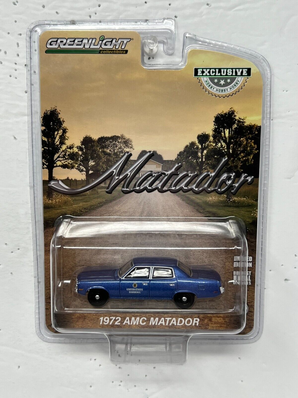 Greenlight Hobby Exclusive Matador 1972 AMC Matador 1:64 Diecast