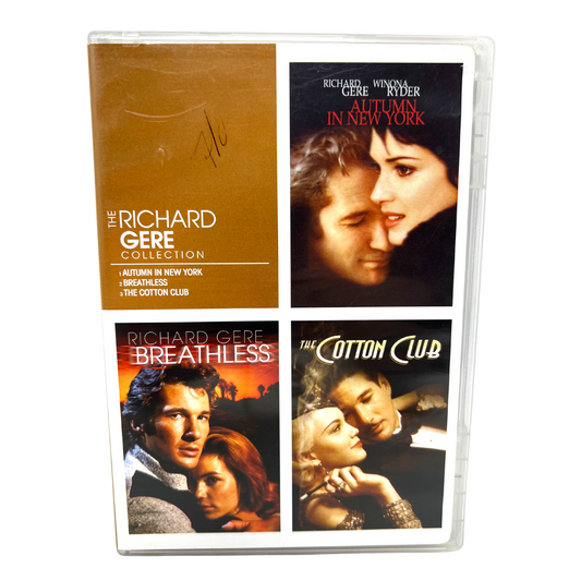 Richard Gere Collection Autumn in New York & Breathless & The Cotton Club (DVD)
