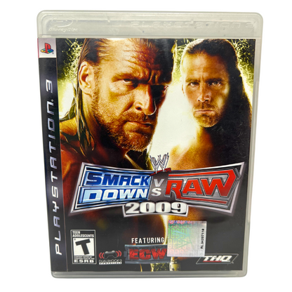 WWE Smackdown vs. Raw 2009 PlayStation 3 (PS3) Good Condition!!! Includes Manual