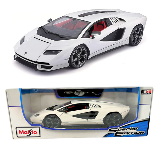 Maisto Lamborghini Countach LPI 800-4 Special Edition 1:18 Diecast White Color