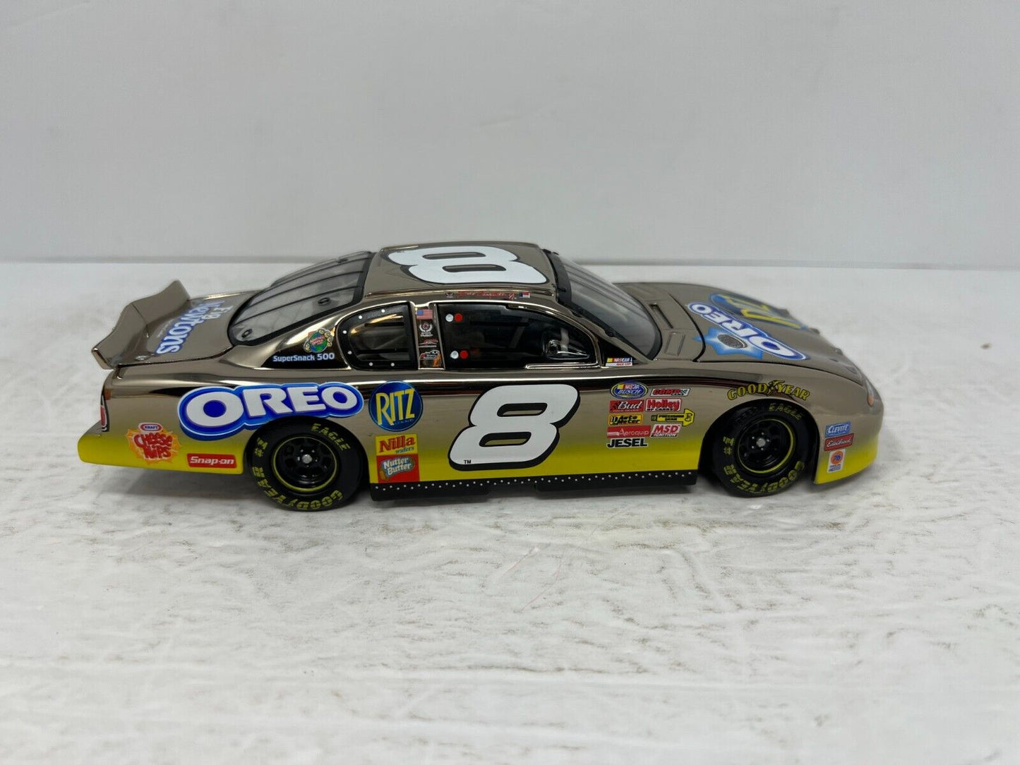 Action Nascar #8 Dale Earnhardt Jr Ritz Oreo Dealers 18K White Gold 1:24 Diecast