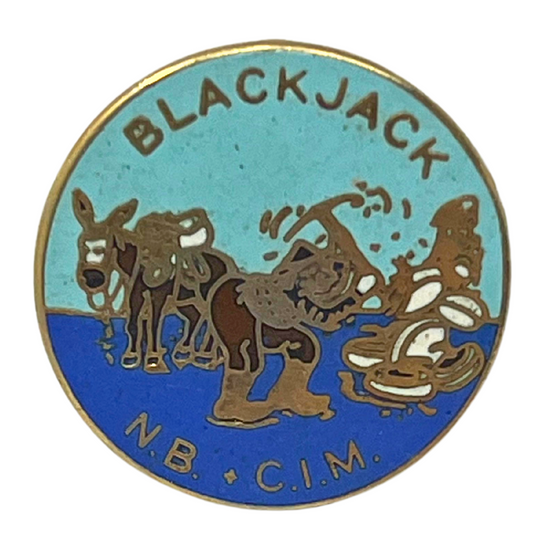 Blackjack New Brunswick Souvenir Cities & States Lapel Pin SP3