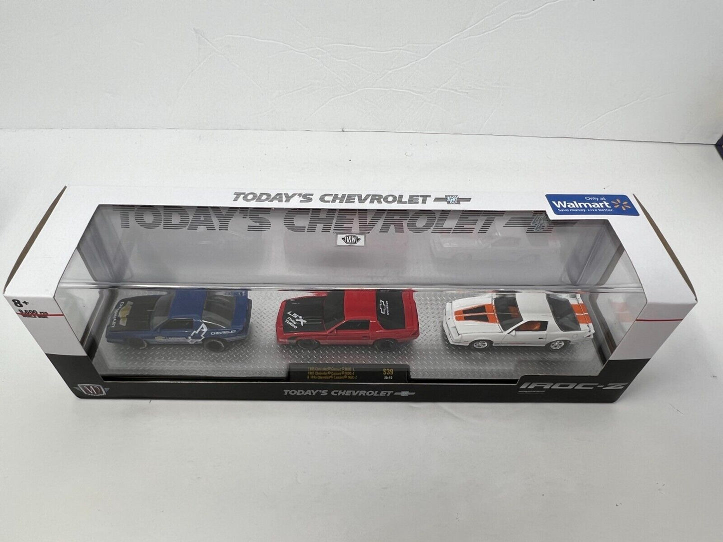 M2 Machines Today's Chevrolet 1985 Chevrolet Camaro 3-Pack IROC-Z 1:64 Diecast