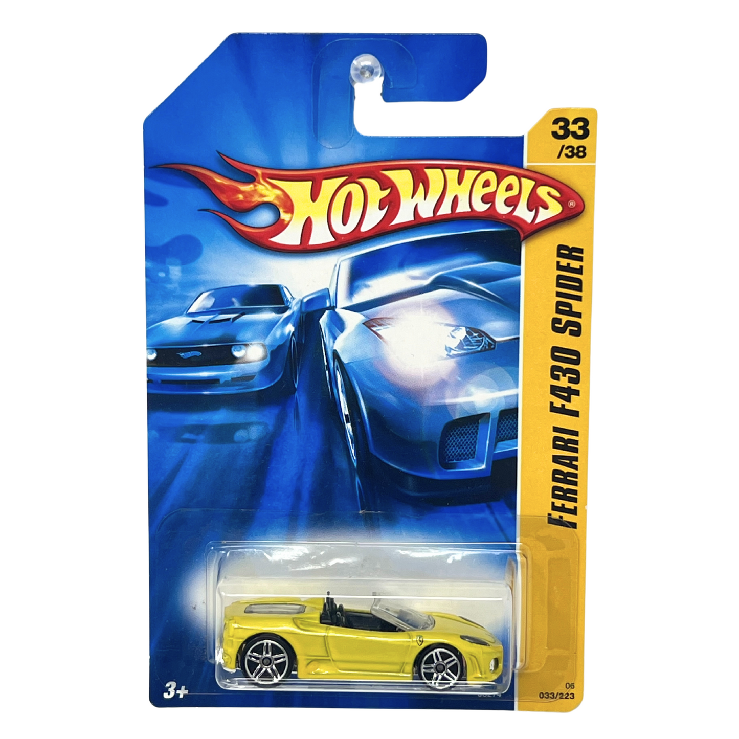 Hot Wheels Ferrari F430 Spider Yellow 1:64 Diecast