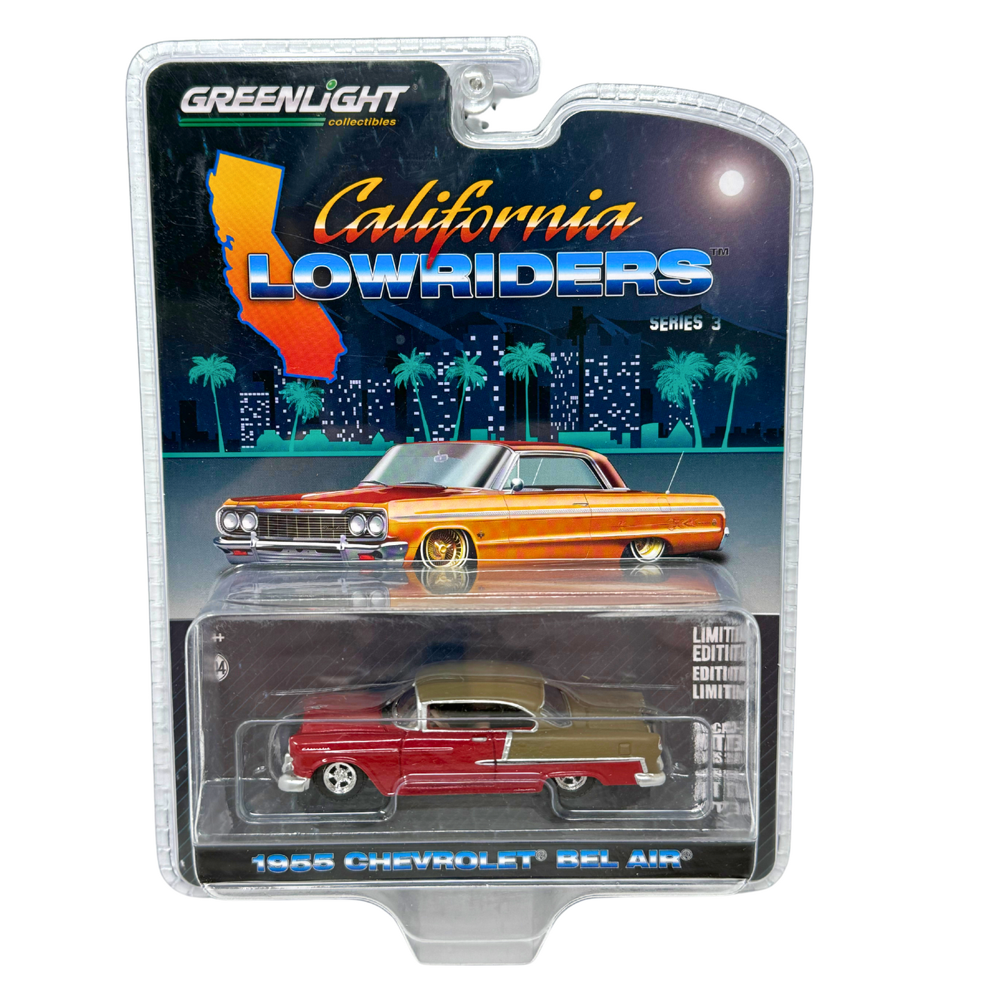 Greenlight California Lowriders 1955 Chevrolet Bel Air 1:64 Diecast