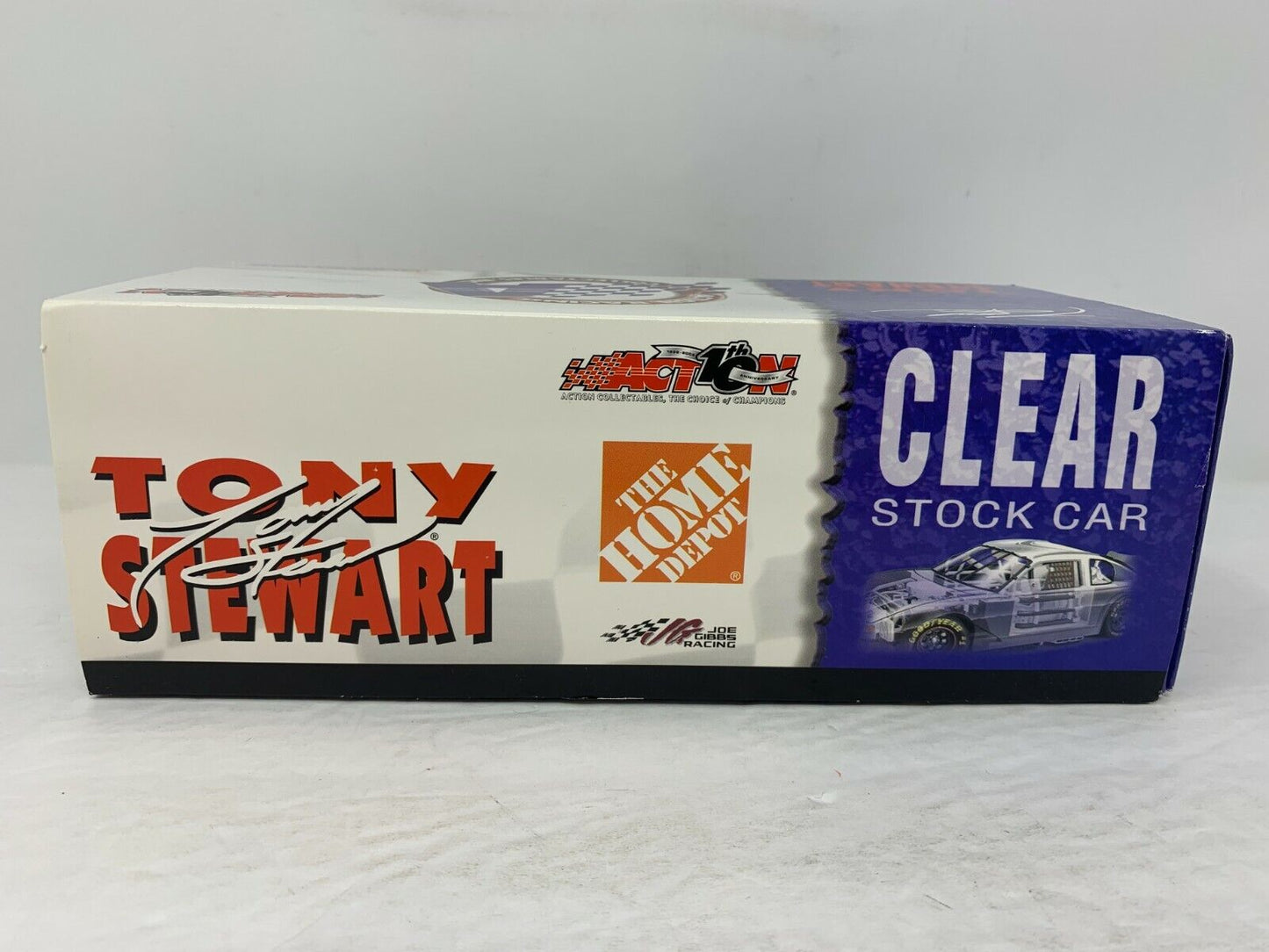 Action Nascar #20 Tony Stewart Home Depot Clear 2002 Grand Prix 1:24 Diecast