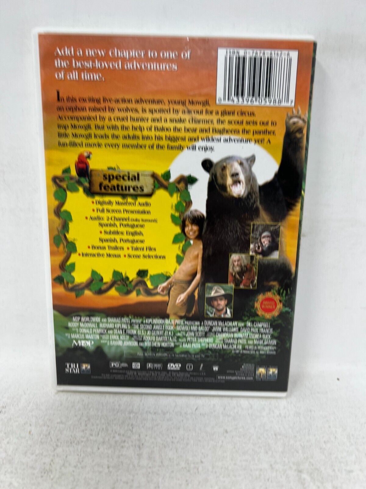 The Second Jungle Book Mowgli & Baloo (DVD) Family Movie Good Condition!!